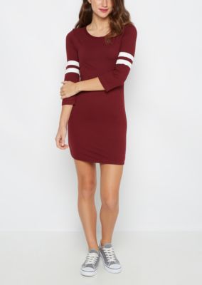 varsity shirt dress