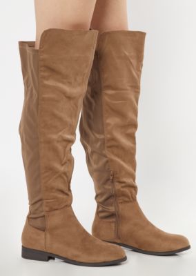 wide width flat boots