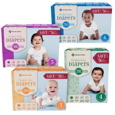 member's mark comfort care diapers