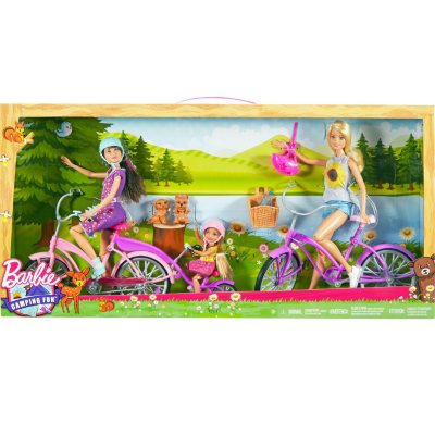 barbie sisters cycling fun