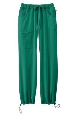 infinity by cherokee elastic waist jogger scrub pants with certainty