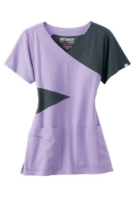 Greys Anatomy 4 Pocket Mock Wrap | Scrubs & Beyond