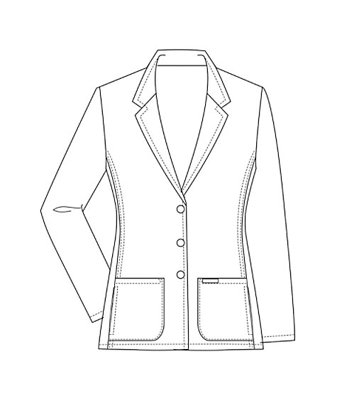Cherokee 28 Inch Blazer Style Lab Coat | Scrubs & Beyond