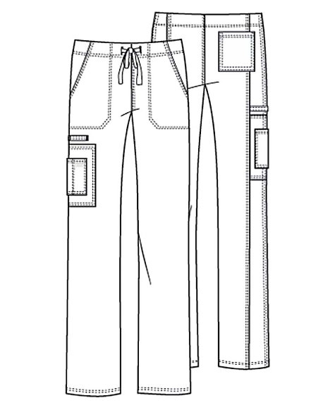 Cherokee Workwear Core Stretch Unisex Drawstring Scrub Pants | Scrubs ...