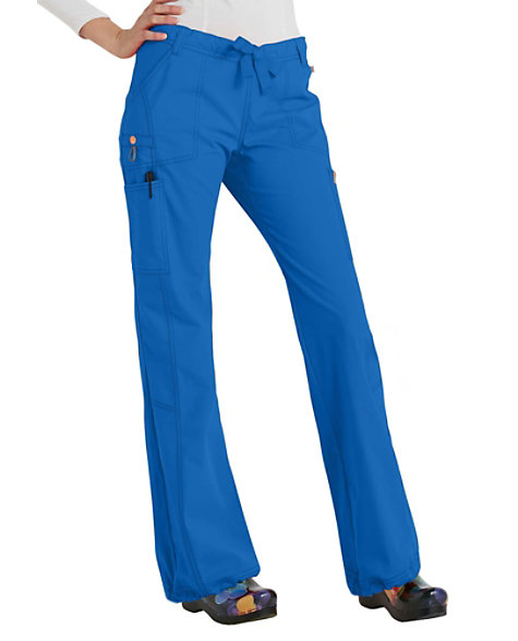 Code Happy Bliss Drawstring Cargo Scrub Pants With Certainty | Scrubs ...