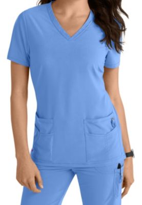 Lynx Untamed Unleashed V Neck Scrub Tops Scrubs Beyond