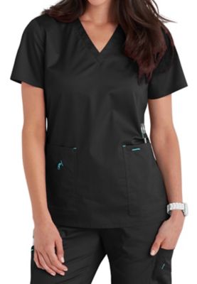 Med Couture Mobility V-Neck Scrub Tops | Scrubs & Beyond