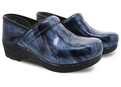 iridescent dansko clogs