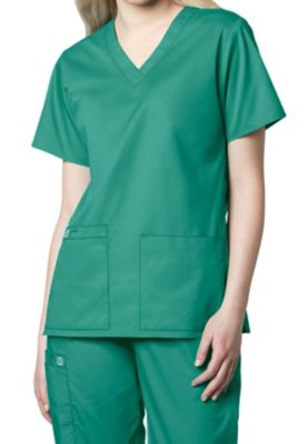 WonderWORK Women's V-Neck Scrub Top | Scrubs & Beyond