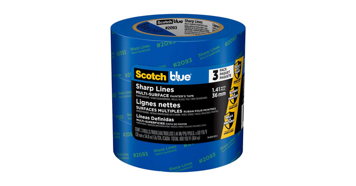ScotchBlue Sharp Lines Multi-Surface Painter's Tape (2093)
