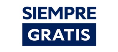 Siempre gratis.