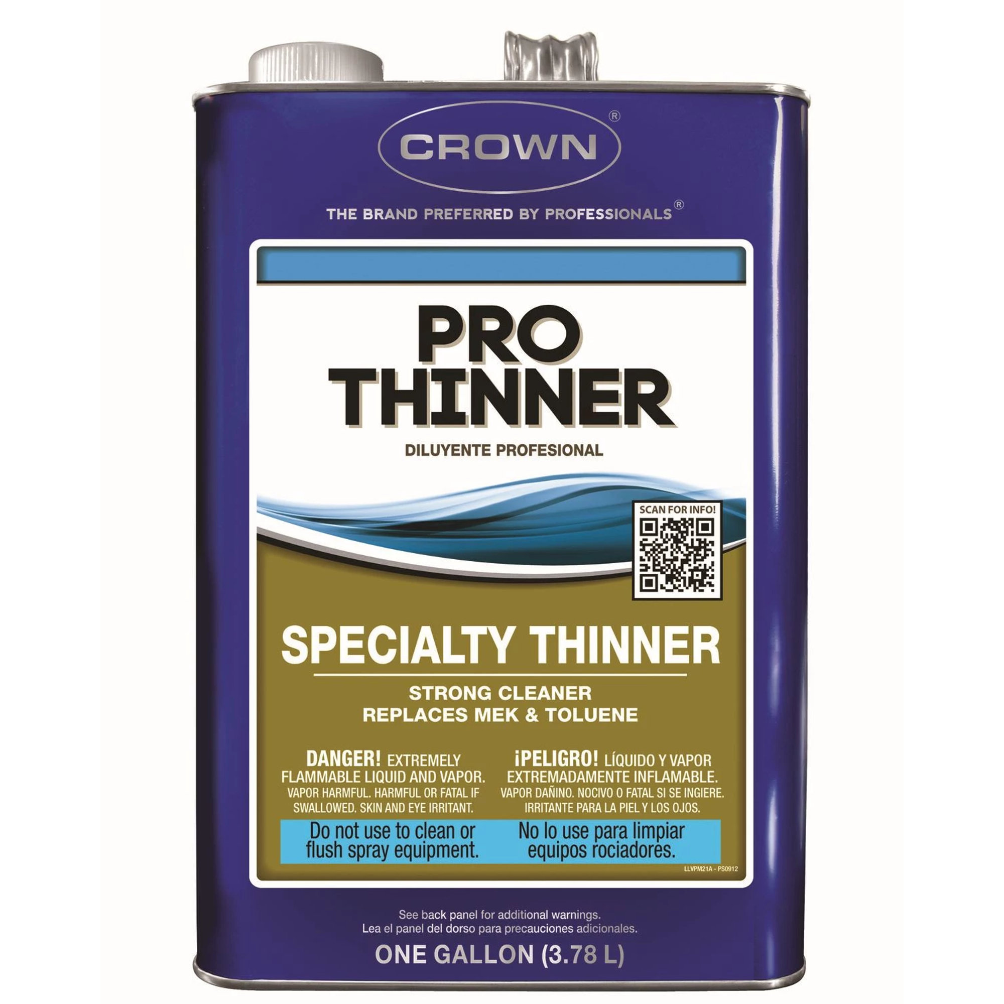 Crown 1G Lacquer Thinner Low VOC (ONLY available in CA)