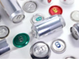 beverage cans and ends for display