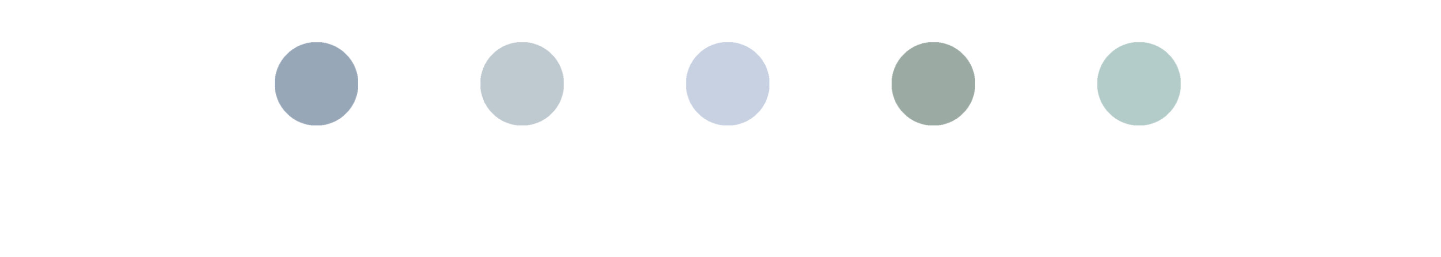 Colormix 2026 Trend 1: Frosted Tints palette