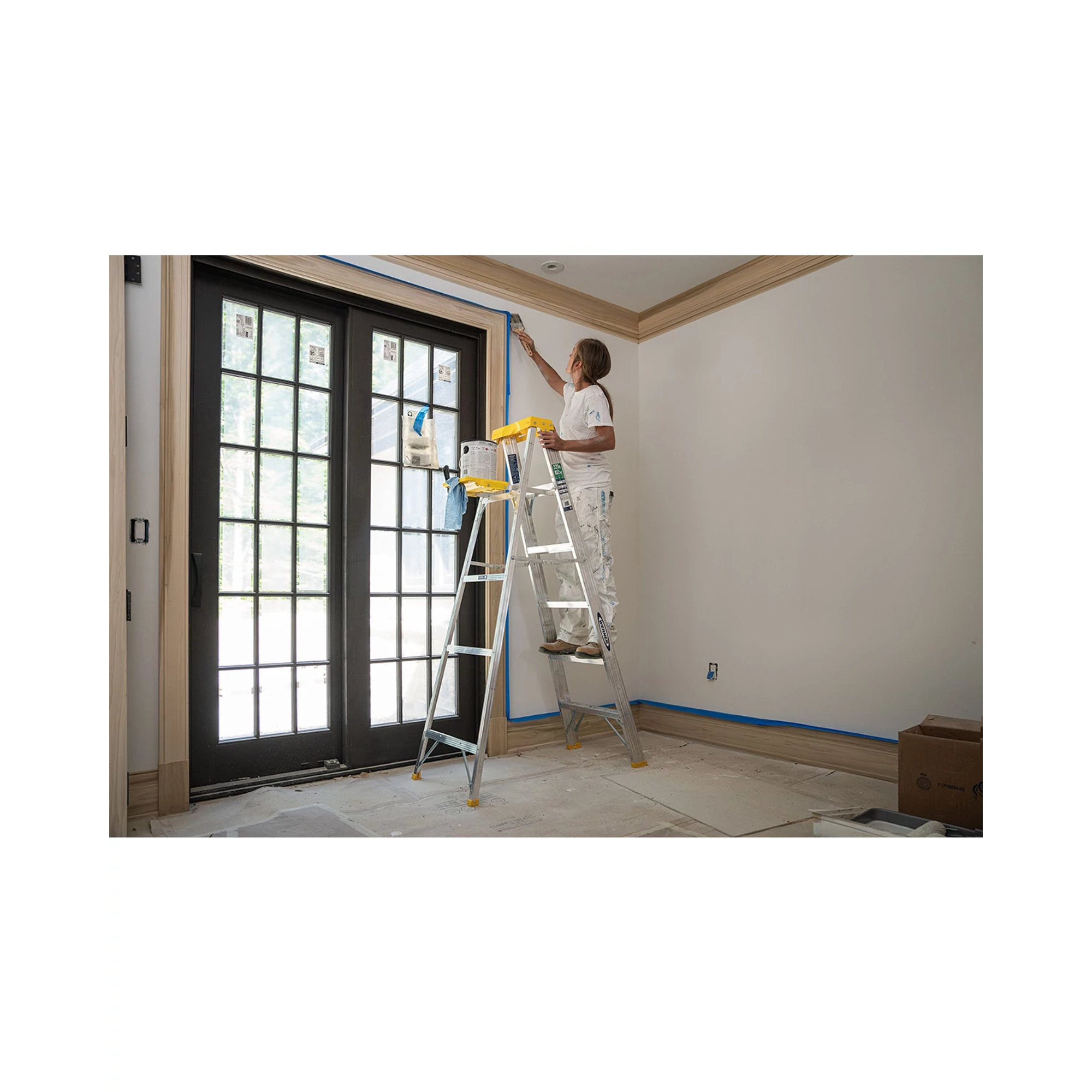 Werner 360 Series Aluminum Step Ladder SherwinWilliams