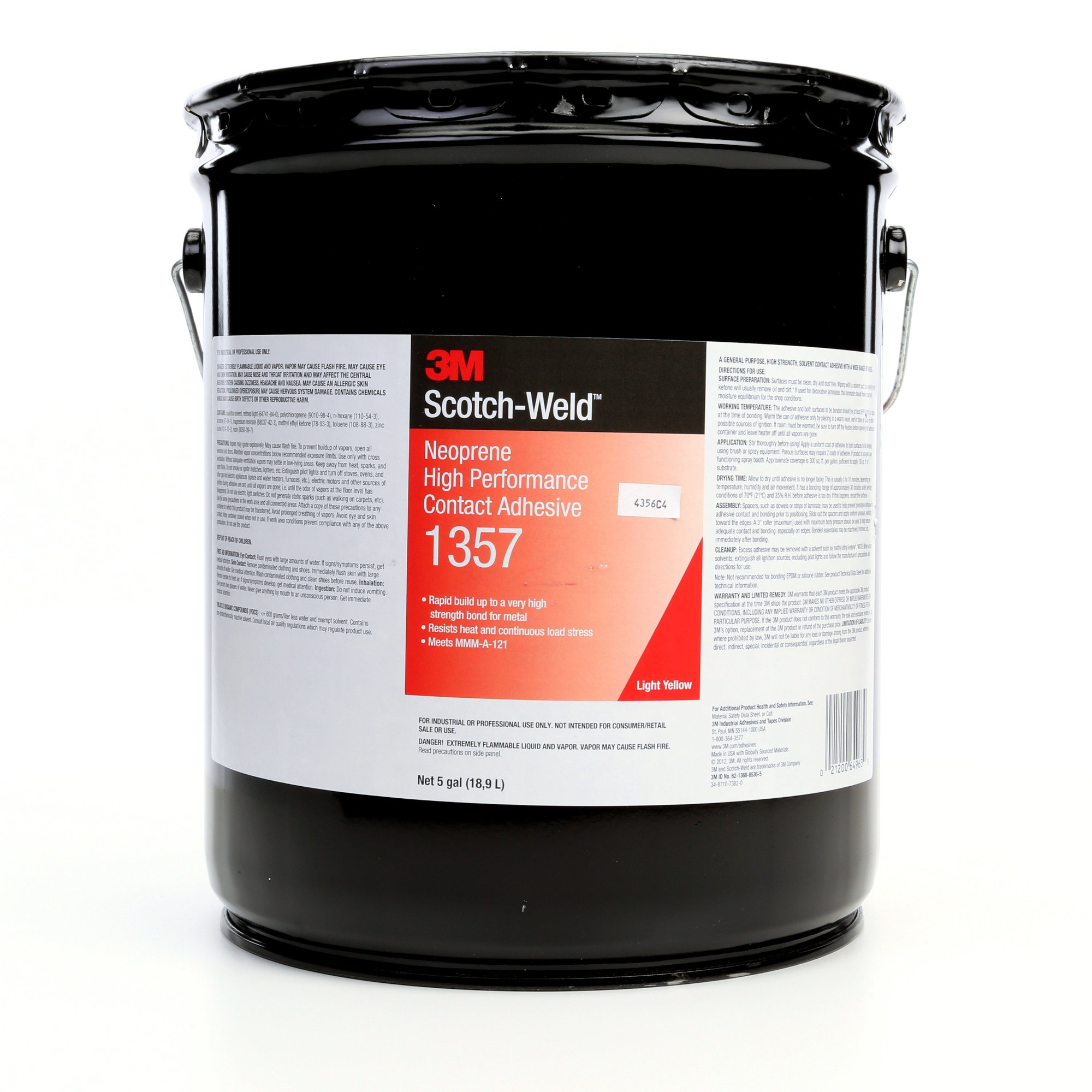 3M 24 oz Aerosol Clear Spray Adhesive High Tack, 205°F Heat Resistance, 99  Sq Ft Coverage, Medium Strength Bond, 30 min Max Bonding Time, Flammable,  Series 77 7100014109 - 54137302 - Penn Tool Co., Inc