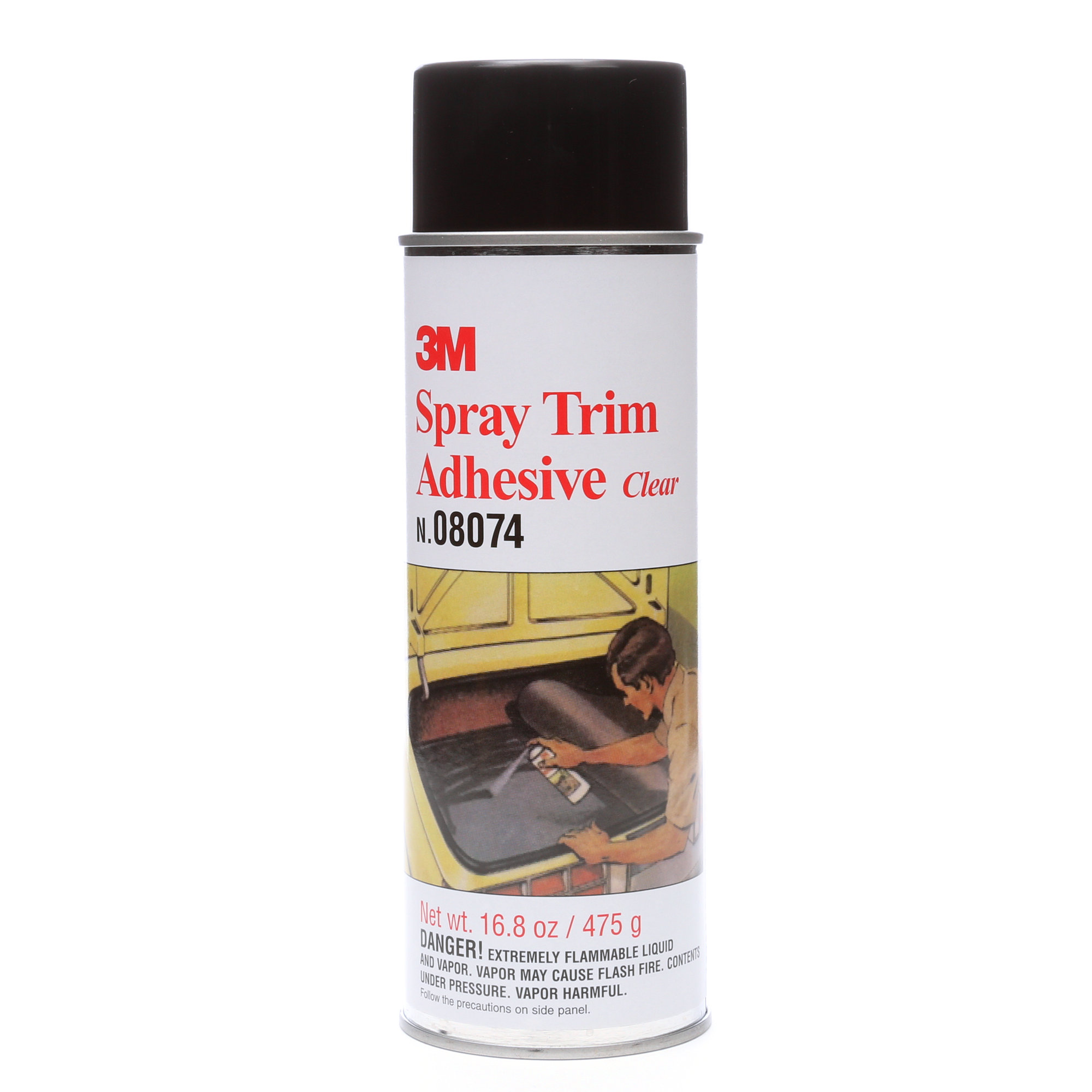 SPRAY TRIM ADHESIVE, CLEAR, 16.8 OUNCE, 08074