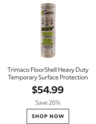 Trimaco FloorShell Heavy Duty Temporary Surface Protection $54.99. Save 26%. Shop now.