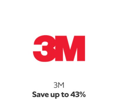 3M. Save up to 43%.