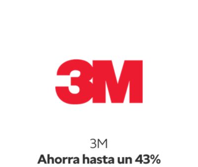3M. Ahorra hasta un 43%.