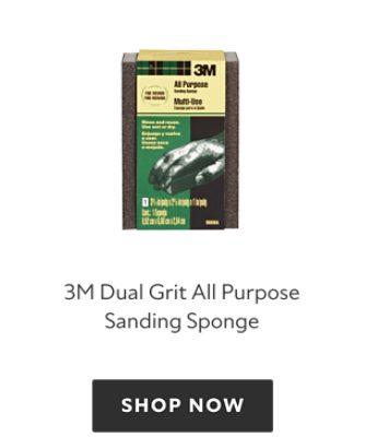 3M Dual Grit All Purpose Sanding Sponge, shop now.