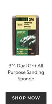 3M Dual Grit All Purpose Sanding Sponge, shop now.