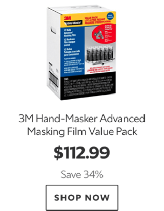 3M Hand-Masker Advanced Masking Film Value Pack. $112.99. Save 34%. Shop now.