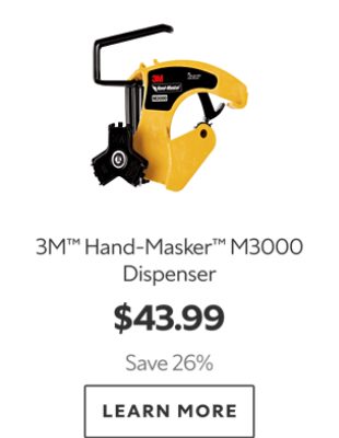 3M™ Hand-Masker™ M3000 Dispenser. $43.99. Save 26%. Learn more.