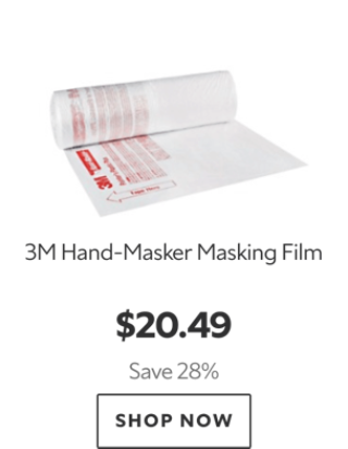 3M Hand-Masker Masking Film. $20.49. Save 28%. Shop now.