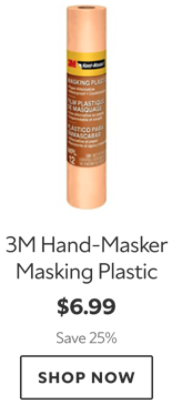 3M Hand-Masker Masking Plastic. $6.99. Save 25%. Shop now.