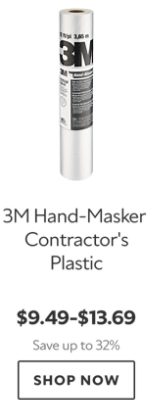 3M Hand-Masker Contractor's Plastic. $9.49-$13.69. Save up to 32%. Shop now.