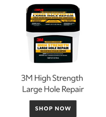 3M High Strength Large Hole Repair, shop now.