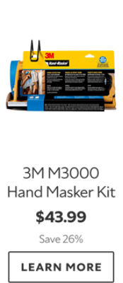 3M M3000 Hand Masker Kit. $43.99. Save 26%. Learn more.