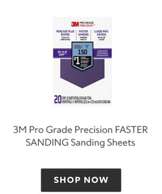 3M Pro Grade Precision Faster Sanding Sanding Sheets, shop now.