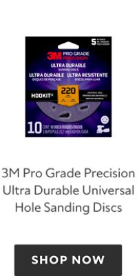 3M Pro Grade Precision Ultra Durable Universal Hole Sanding Discs, shop now.