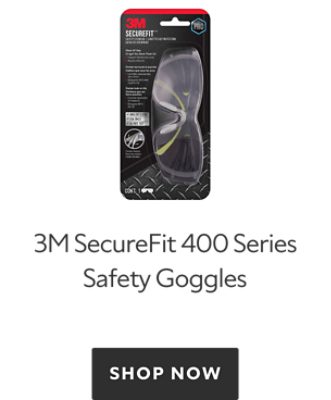 3M SecureFit 400 Series Safety Goggles. Shop now.