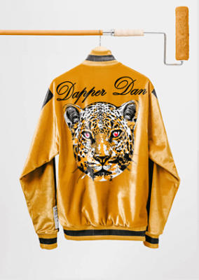 A jacket designed by Dapper Dan.