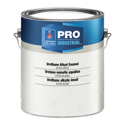 Pro Industrial Urethane Alkyd Enamel Sherwin Williams   640365615 Pro Industrial Urethane Alkyd Enamel Gloss Extra White 1 Gallon Parent