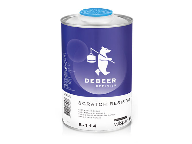 1-103 2K Clear Coat8-114 Scratch Resistant Fast Repair Clear