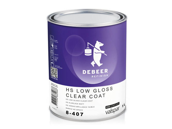 8-407 HS Low Gloss Clear Coat