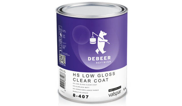 8-407 HS Low Gloss Clear Coat