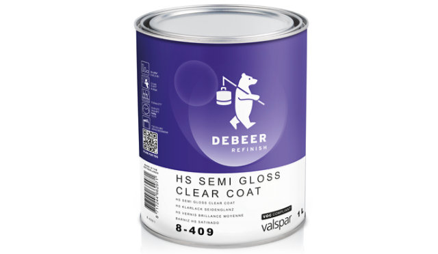 8-409 HS Semi Gloss Clear Coat