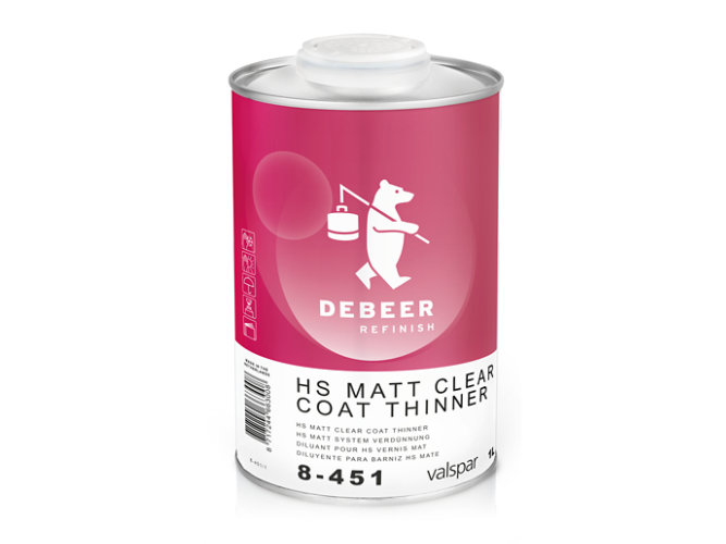 8-451 HS Matt Clear Coat Thinner