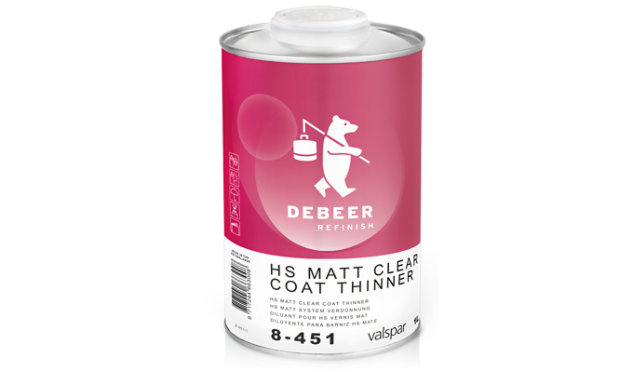 8-451 HS Matt Clear Coat Thinner