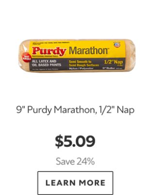 9" Purdy Marathon, 1/2" Nap. $5.09. Save 24%. Learn more.