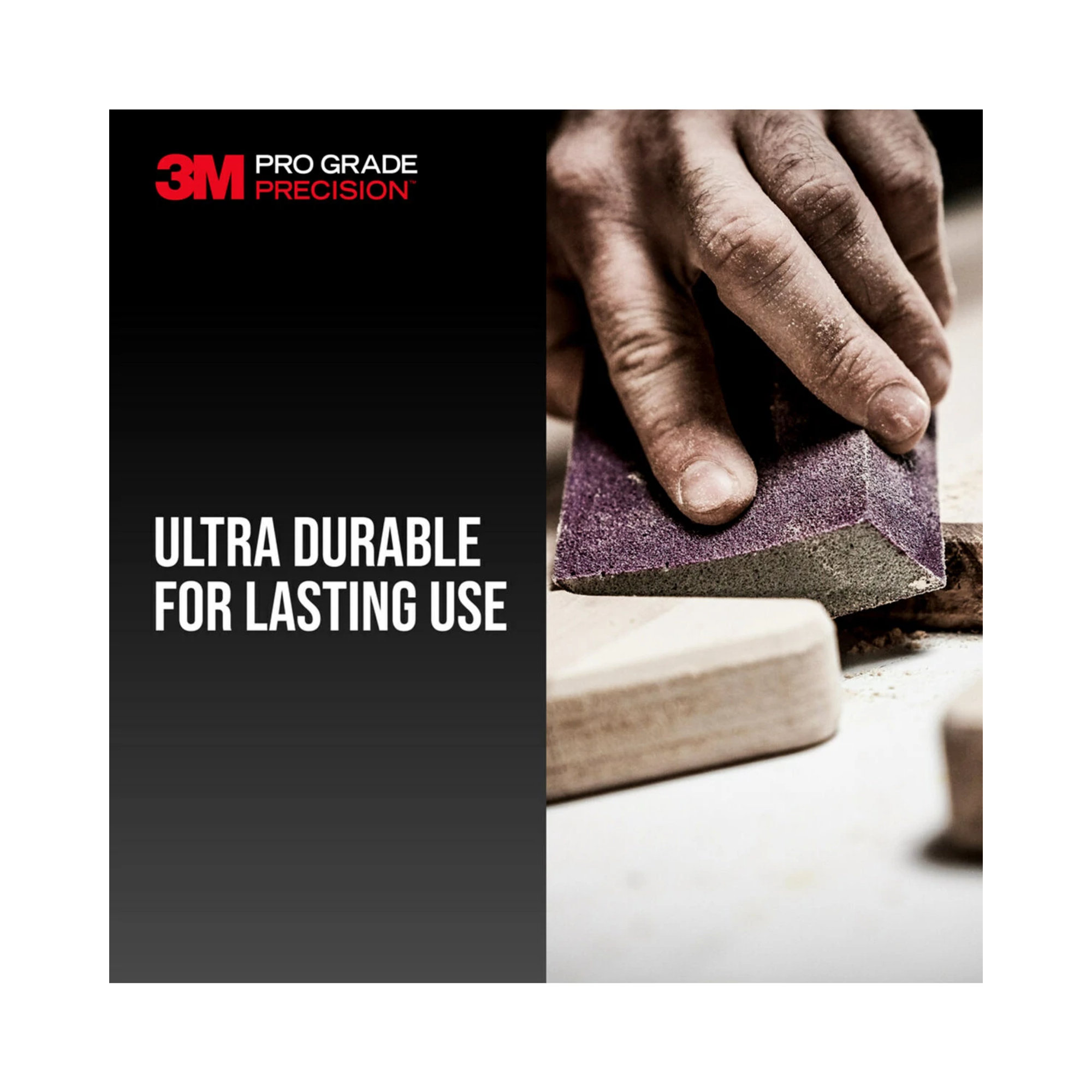 3M Pro Grade Precision Edge Detailing Dual Angle Sanding Sponge