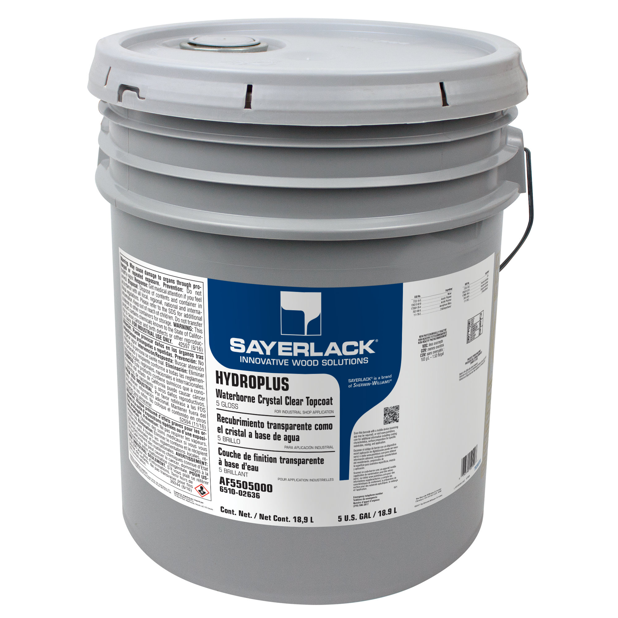 Sayerlack Hydroplus Waterborne Crystal Clear Topcoat