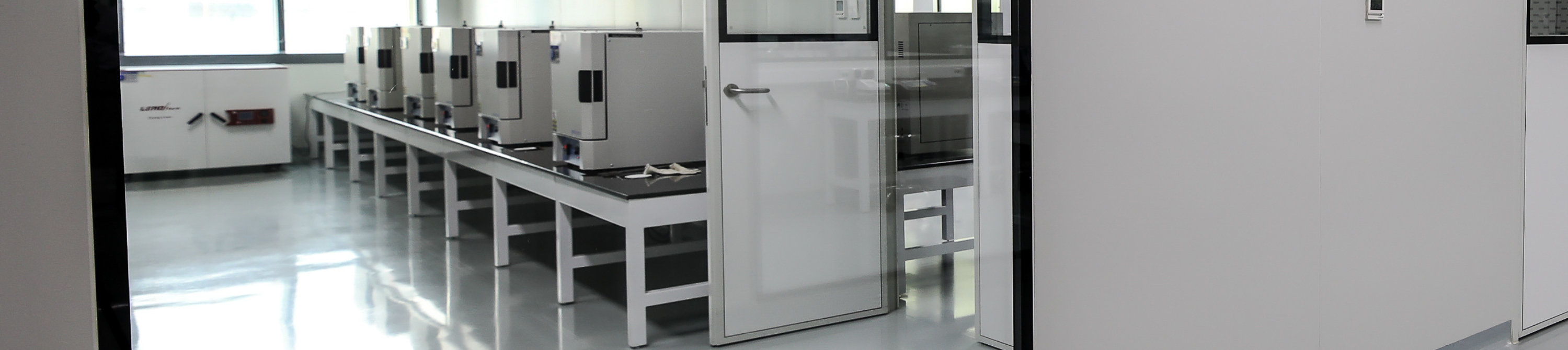 Resinous wall system in a clean room