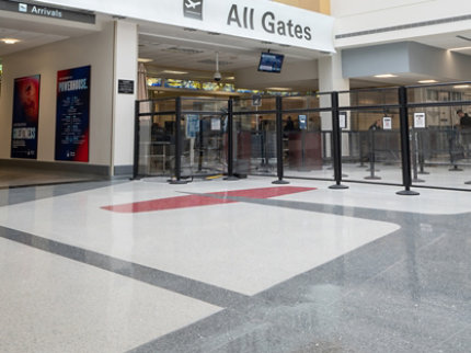 Terrazzo Floor at Dayton International Airport