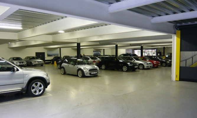 automotive garage floor